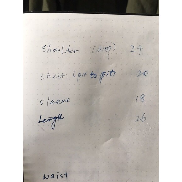 Love Tree Olive Green Linen Blend Open Front Shacket Convertible Sleeves Large - Picture 9 of 9